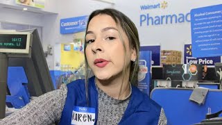 ASMR Rude Walmart Cashier 🙄 grocery store roleplay fast tapping amp soft spoken [upl. by Ahsiekim259]