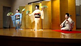 GeikoMaiko Dance with Shamisen [upl. by Ecirtnahc]