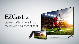 Wireless screen mirroring Android to TV with Miracast [upl. by Circosta]