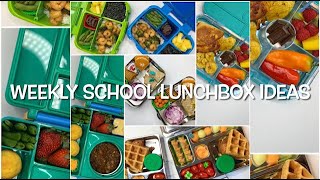 WEEKLY SCHOOL LUNCHBOX IDEAS  Week 1 [upl. by Pearlstein409]