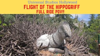 Universal Studios Hollywood Flight Of The Hippogriff Full Ride POV [upl. by Ettegdirb]