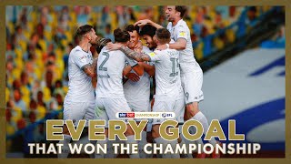 EVERY Leeds United goal that won the Championship title  201920 season [upl. by Dibri759]