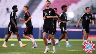 Abschlusstraining vor dem UCLFinale gegen Paris PSGFCB [upl. by Ennasus]