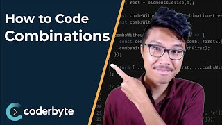 How to Code Combinations Using Recursion [upl. by Yblehs]