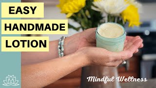 BEST Moisturizer DIY Lotion Recipe Natural Ingredients  Natural Minimalist  Mindful Wellness [upl. by Nirehtak]