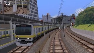 【Railsim】リアルに再現！！中央線E233系 新宿～東京 前面展望 [upl. by Zealand]