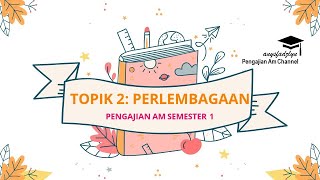 PENGAJIAN AM SEMESTER 1 TOPIK 2  PERLEMBAGAAN [upl. by Candis]