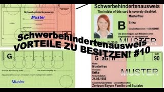 Schwerbehindertenausweis VORTEILE ZU BESITZEN [upl. by Ahsieyt]