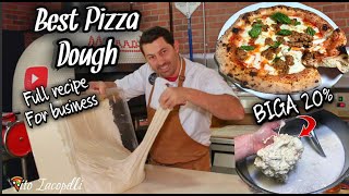 How To Make Best PIZZA DOUGH for Your Business Full RecipeBIGA [upl. by Madison]