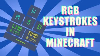 How To Install Keystrokes In Minecraft 189 [upl. by Neyuh]