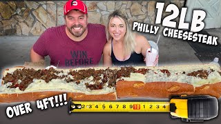 THE 200 PHILLY CHEESESTEAK CHALLENGE ft Randy Santel [upl. by Dublin]