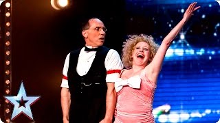 Scott and Muriel are a sight for saw eyes  Auditions Week 5  Britain’s Got Talent 2016 [upl. by Acinoed]