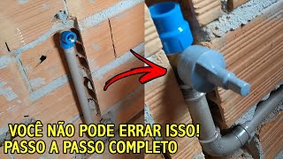 COMO FAZER ENCANAMENTO DO BANHEIRO PASSO A PASSO COMPLETO [upl. by Jaworski]