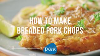 How to Make Breaded Pork Chops [upl. by Akinad]