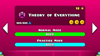 Geometry Dash Walkthrough  Level 12 Theory of Everything ALL COINS [upl. by Rogers]