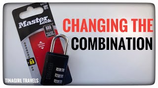 Changing the Combination on a Master Lock 647D [upl. by Akialam]