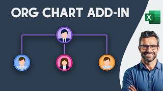 How to Create an Organizational Chart in Excel automatic  FREE ADDIN [upl. by Arnulfo189]