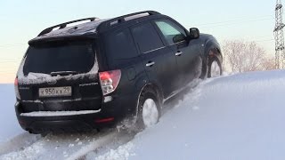 Subaru Forester in Snow [upl. by Enilamme]