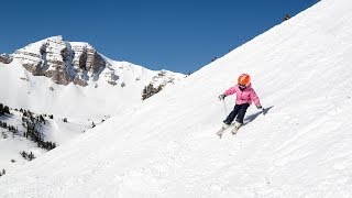 FiveYearOld Skis Rendezvous Bowl [upl. by Larrabee]