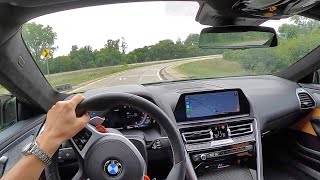 2020 BMW M8 Competition  POV Review [upl. by Pepper]