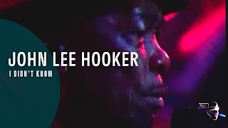 John Lee Hooker  I Didnt Know Live At Montreux 1983 [upl. by Enaek]