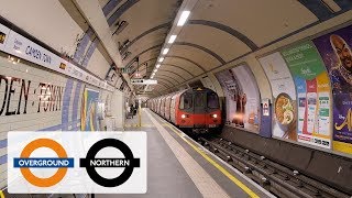 London UndergroundOverground at Camden TownRoad stations [upl. by Atikkin450]