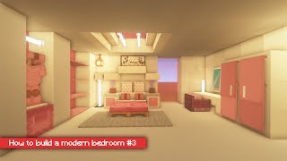 How to build a modern bedroom in Minecraft [upl. by Reynolds]