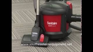 Sanitaire SC3700A QuietClean Detail Canister Vacuum Features [upl. by Hajan]