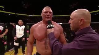 UFC 200 Brock Lesnar  Octagon Interview [upl. by Ariamoy]