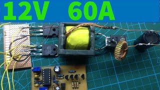 12V 60A from 220VAC SMPS High Current for motor [upl. by Negaet]