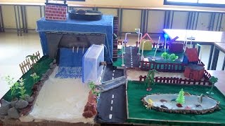 Working model of Dam  Hydroelectric Dam Science Project [upl. by Collins]