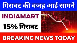 IndiaMart Share News Today  IndiaMart Share News  IndiaMart Share Latest News Today [upl. by Inahs]