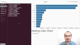 Making a Bar Chart with D3js and SVG Reloaded [upl. by Kraft]