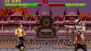 Mortal Kombat 2  Shang Tsung Arcade playthrough [upl. by Anyehs]