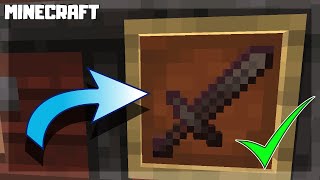 How to Make a NETHERITE SWORD in Minecraft 1161 [upl. by Allemaj]