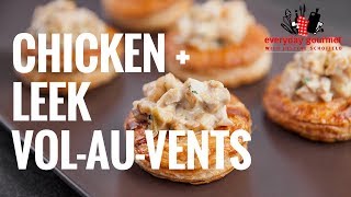 Chicken and Leek Vol au vents  Everyday Gourmet S8 E38 [upl. by Jeanette524]