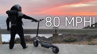 RION RE90 Electric Scooter Review  The Worlds Fastest Hyperscooter [upl. by Ennadroj3]