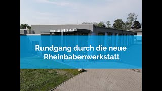 Rundgang durch die neue noch leere Rheinbabenwerkstatt [upl. by Kaasi]