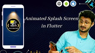 Animated Splash Screen in flutter [upl. by Sundberg661]