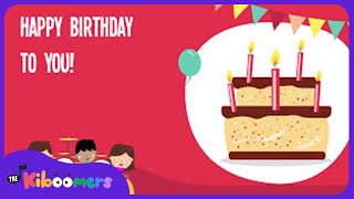 Happy Birthday To You Lyric Video  The Kiboomers Preschool Songs amp Nursery Rhymes [upl. by Lyn]