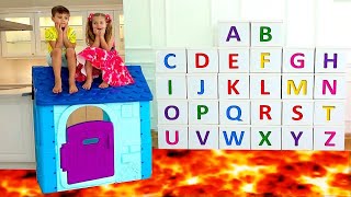 Roma and Diana learn the alphabet  ABC song [upl. by Finbur]