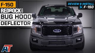 20152020 F150 RedRock 4x4 Bug Hood Deflector Smoked Review amp Install [upl. by Aivatal445]