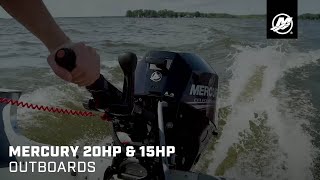 Mercury 20hp amp 15hp Outboards [upl. by Atnad]