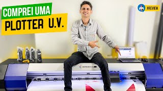 COMPREI UMA PLOTTER DE IMPRESSÃO UV IMPRIMIPRINTER [upl. by Hilar]