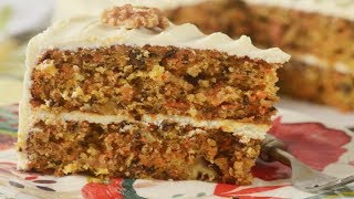 Carrot Cake Recipe Demonstration  Joyofbakingcom [upl. by Ihc]