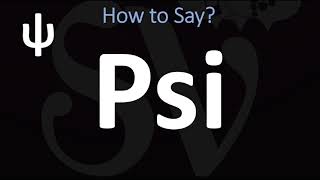 How to Pronounce Psi CORRECTLY  ψ Greek Alphabet Pronunciation [upl. by Sorac]