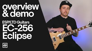 ESP LTD EC256 Eclipse Guitar – Overview amp Demo [upl. by Naziaf965]