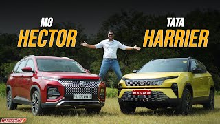 Tata Harrier vs MG Hector Comparison [upl. by Aikenahs]