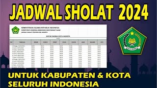 Jadwal Sholat 2024 [upl. by Haelat]