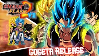 SSF2 Mods  Gogeta Release [upl. by Fonsie]